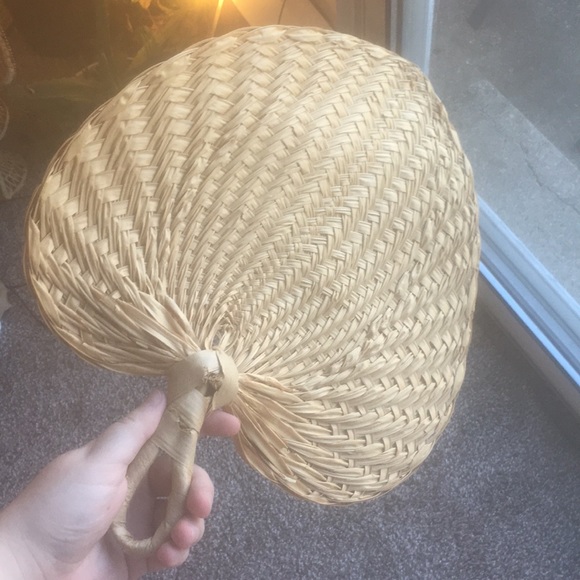 Urban Outfitters Other - 🍉Woven wicker fan home decor